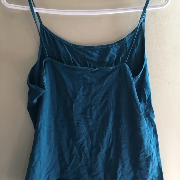 Women's Blue Spaghetti Strap Top - Picture 2 of 3